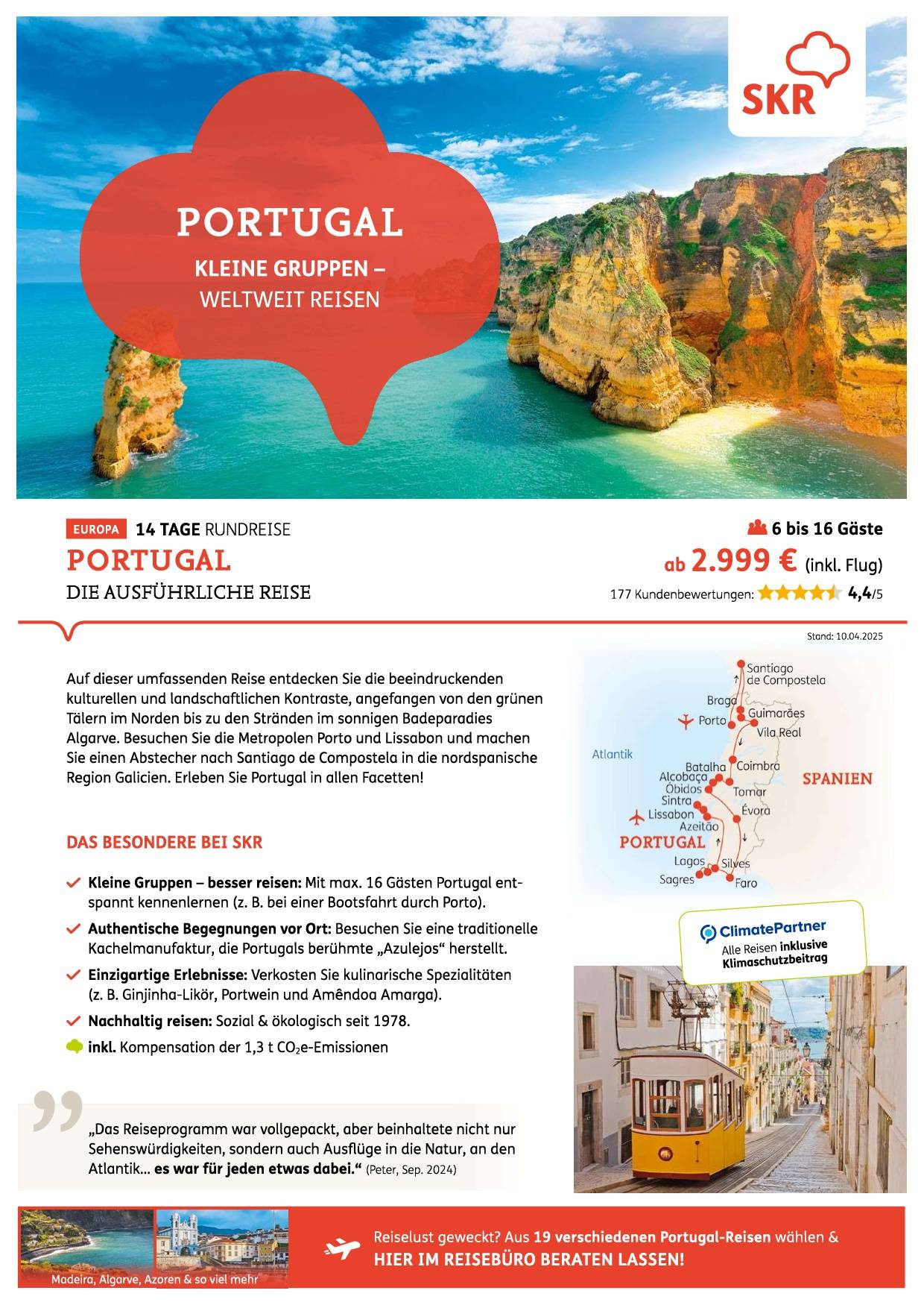 original SKR Reisen Portugal PTRGRO Schaufensteraushang pdf - SKR1